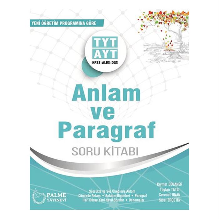 TYT AYT Anlam ve Paragraf Soru Kitabı Palme Yayınları