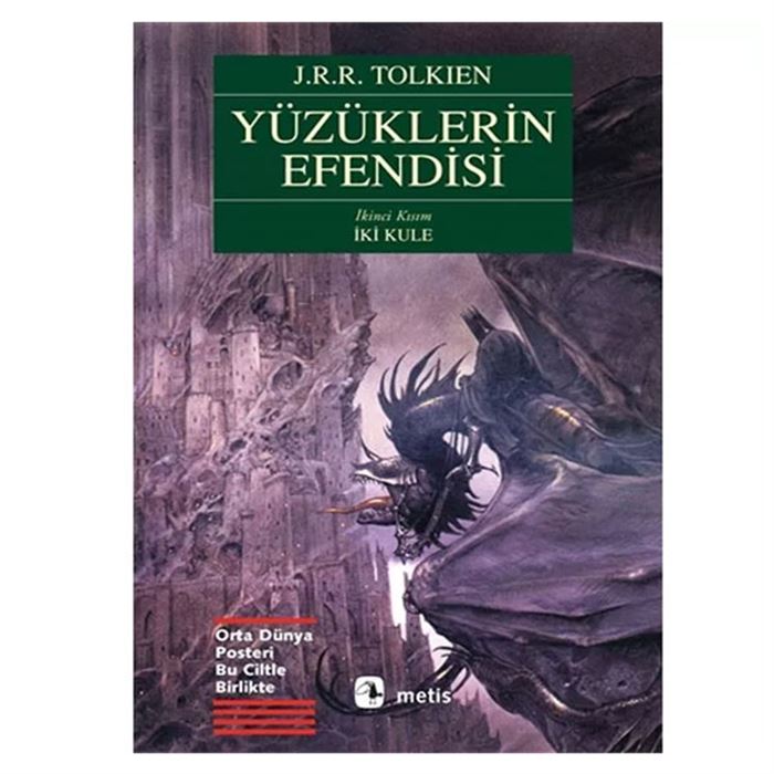 Yüzüklerin Efendisi 2 İki Kule J R R Tolkien Metis Yayınları