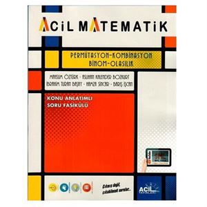 AYT Matematik Permütasyon Kombinasyon Binom Olasılık Acil Yayınları