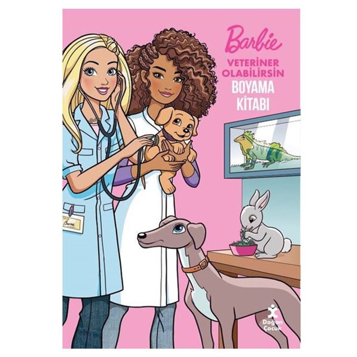 Barbie Veteriner Olabilirsin Boyama Kitabı Doğan Çocuk