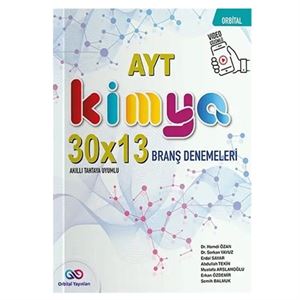 AYT Kimya 30x13 Branş Denemeleri Orbital Yayınları