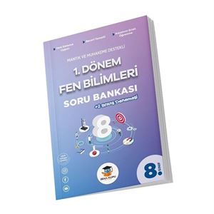 8. Sınıf Fen Bilimleri Soru Bankası 1. Dönem Zeka Küpü Yayınları