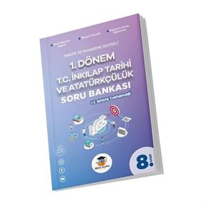 8. Sınıf İnkılap Tarihi Soru Bankası 1. Dönem Zeka Küpü Yayınları