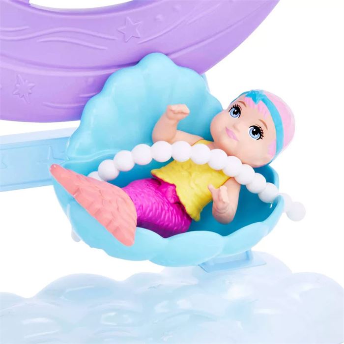 Barbie Dreamtopia Deniz Kızı Bebek ve Çocuk Oyun Alanı HLC30