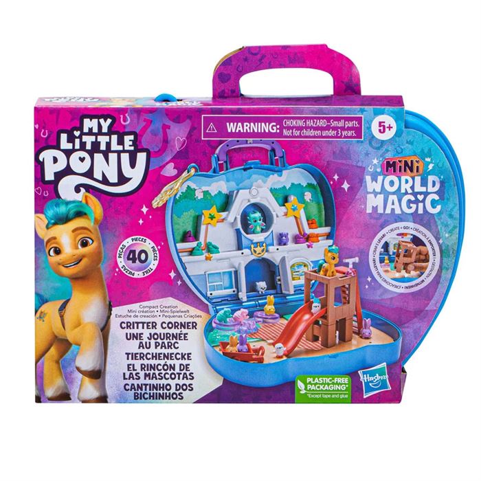 My Little Pony Mini Dünya Sihri: Kompakt Yaratıcı Oyun Seti Critter Corner F3876-F6440
