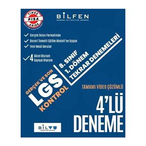 LGS 1 Dönem 4 Deneme Deneme Sınavı Bilfen Yayınları