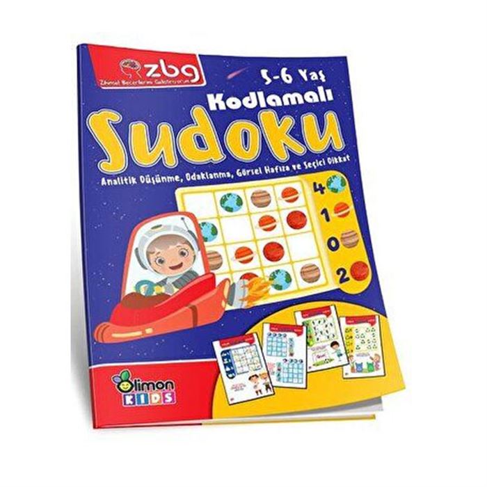 Sudoku İlkokul 4  Sınıf Öğrencileri İçin Beyaz Panda Yayınları