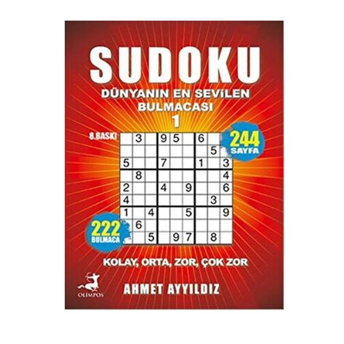 Sudoku Dünyanın En Sevilen Bulmacası 1 Olimpos Yayınları