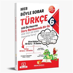 6  Sınıf Türkçe Soru Bankası Sinan Kuzucu Yayınları