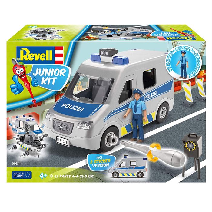 Revell Maket Junior Kit Police Van 00811