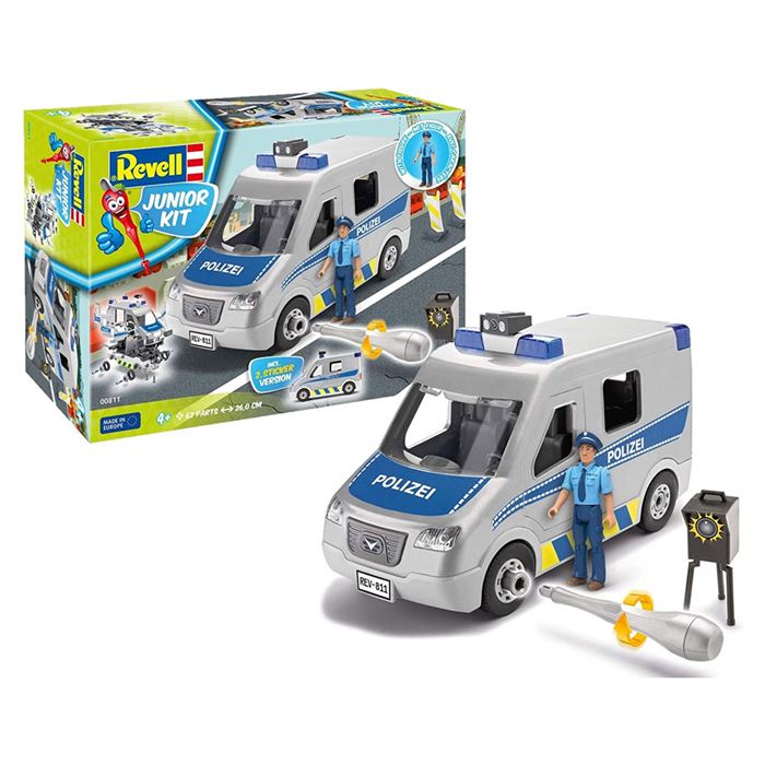 Revell Maket Junior Kit Police Van 00811