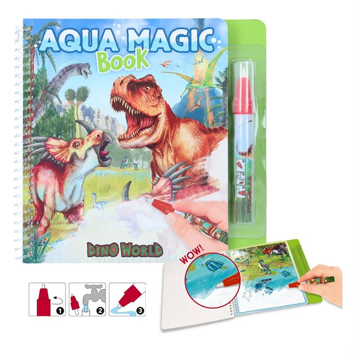 Top Model Dino World Aqua Magic Book 12095