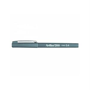 Artline 200N Fine Writing Pen Keçe Uçlu Kalem 0.4 Grey