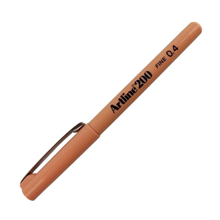 Artline 200N Fine Writing Pen Keçe Uçlu Kalem 0.4 Aprıcot