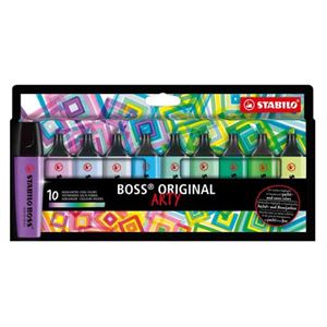 Stabilo Boss Original Arty Sıcak Renkler İşaretleme Kalem Seti 10 Renk 70/10-2-20
