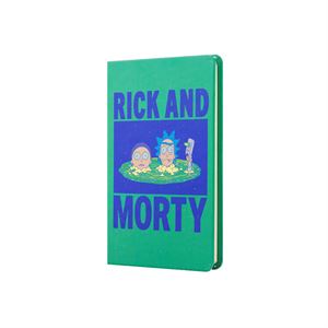 Mabbels Rick And Morty Sert Kapak Lastikli Mini Defter Yeşil DFT-388371