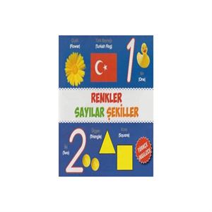 Renkler Sayılar Şekiller Türkçe İngilizce Parıltı Yayınları