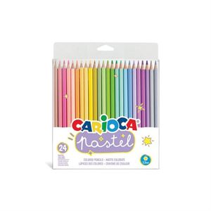Carioca Pastel Renk Kuru Boya Kalemi 24'Lü 43310