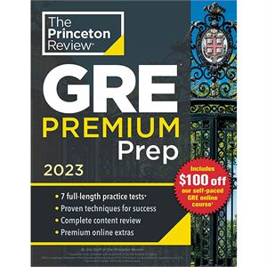 The Princeton Review GRE Premium Prep 2023