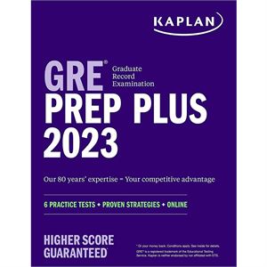 GRE Prep Plus 2023 Kaplan Test Prep