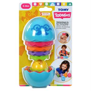 Tomy Toomies Saklambaçlı İç İçe Yumurtalar Mavi E73193