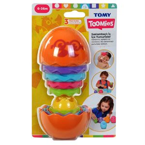 Tomy Toomies Saklambaçlı İç İçe Yumurtalar Turuncu E73195