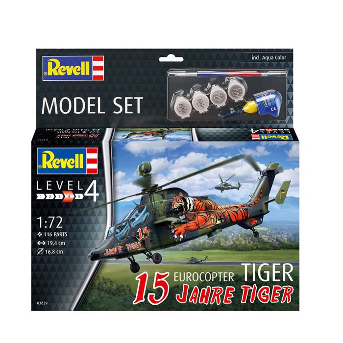Revell Model Set Eurocopter Tiger 15 Jahre Tiger VBU63839