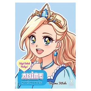 Anime Mavi Prenses Boyama Kitabı Doğan Çocuk