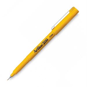 Artline Fine Writing Pen Keçe Uçlu Kalem 0.4 Yellow 200N
