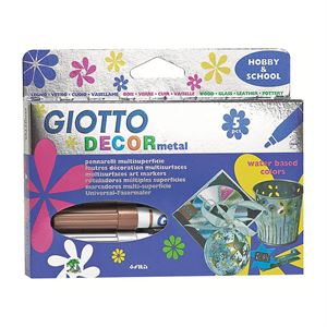 Giotto Decor Metalik Boya 5'Li Askılı Paket 452900