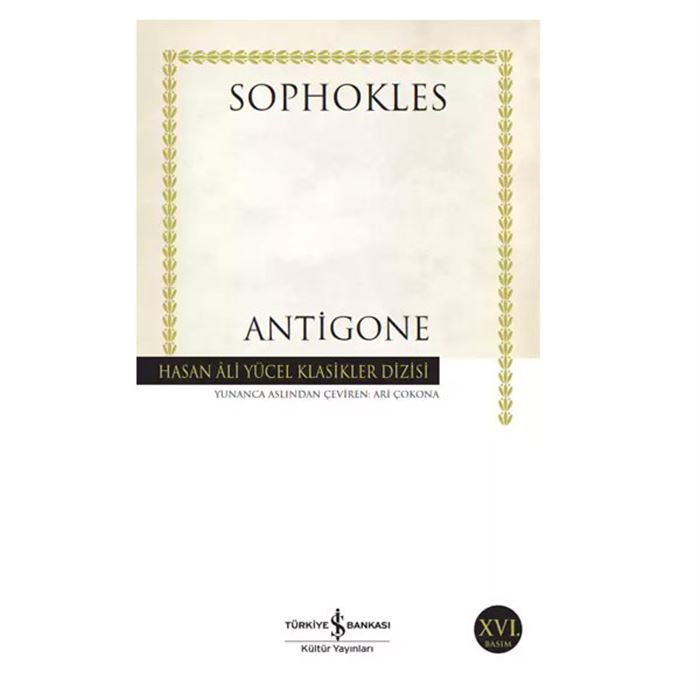 Antigone Hasan Ali Yücel Klasikler Sophokles İş Bankası Kültür Yayınları