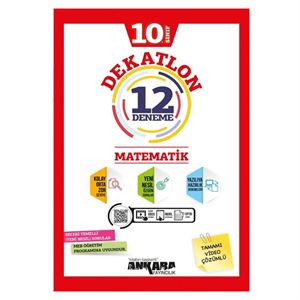 10 Sınıf Matematik Dekatlon 12 Deneme Ankara Yayıncılık