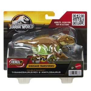 Jurassic World Değişim Serisi Çifte Tehlike Dinozor Figürleri HLP05-HLP06