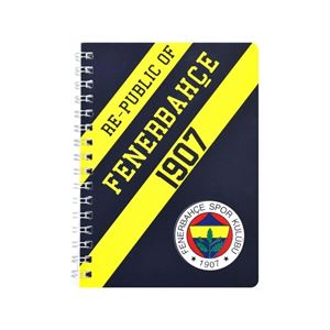 Fenerbahçe A6 Spiralli Karton Kapak 80 Yaprak Bloknot 461946