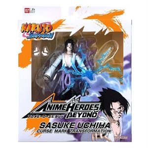Naruto 16cm Anime Heroes Naruto Sasuke Uchiha Figür ve Aksesuar Seti BAH37712