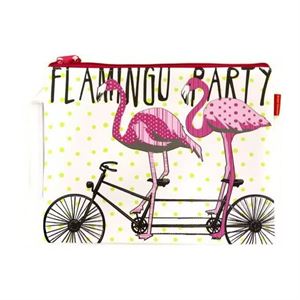 Bruno Visconti A5+ Vegan Deri Fermuarlı Dosya Flamingo 14-002/02