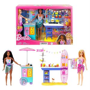 Barbie Brooklyn ve Malibunun Sahildeki Yiyecek Standı HNK99