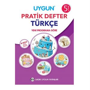 5 Sınıf Türkçe Yeni Pratik Defter-SU Yayınları (Ortaokul-Lise)