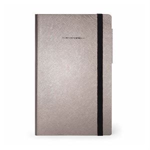 Legami My Notebook Medium Çizgili Defter Grey Diamo VMYNOT0223