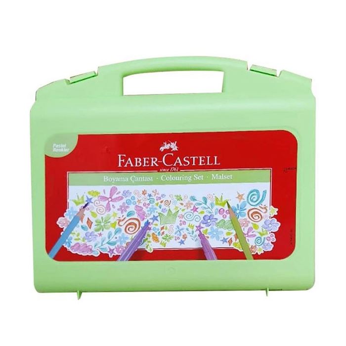 Faber-Castell Pastel Renkler Boyama Çantası
