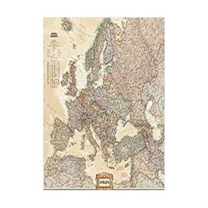 National Geographic Kutulu Avrupa Haritası NTV Yayınları