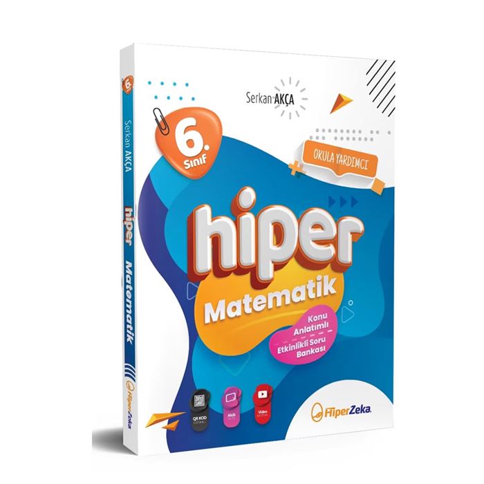 6 Sınıf Hiper Matematik Konu Anlatımlı Etkinlikli Soru Bankası Hiper Zeka Yayınları