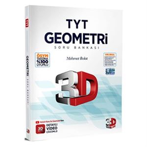 TYT Geometri Tamamı Video Çözümlü Soru Bankası 3D Yayınları