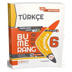 6. Sınıf Bumerang Türkçe Etkinlikli Soru Bankası Günay Yayınları