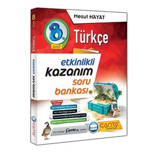 8 Sınıf Türkçe Etkinlikli Kazanım Soru Bankası Çanta Yayınları