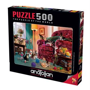 Anatolian Puzzle 500 Parça Şımarık Kediler 3632