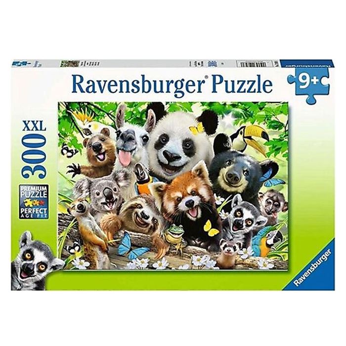 Ravensburger 300 Parça Puzzle Vahşi Yaşam Selfiesi 128938