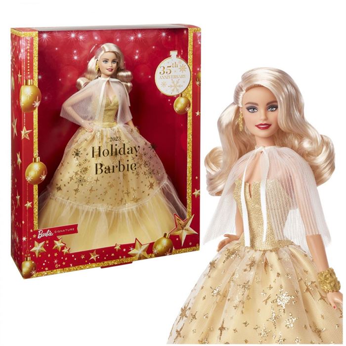 Barbie 2023 Mutlu Yıllar Bebeği Sarışın HJX04
