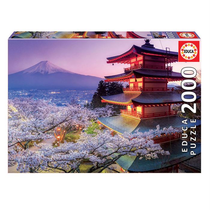 Educa Puzzle 2000 Parça Japonya Fuji Dağı 16775