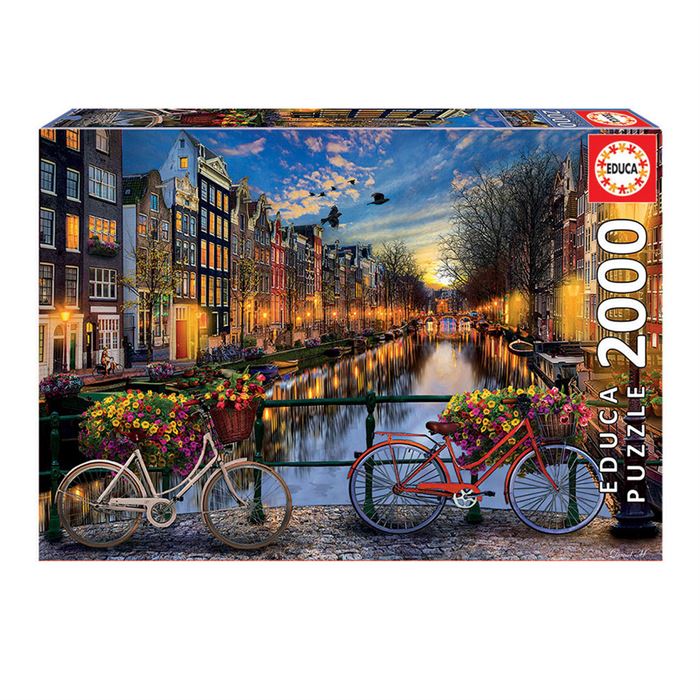 Educa Puzzle 2000 Parça Amsterdam Puzzle 17127
